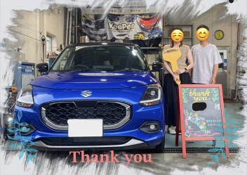 I様　中古車ｽｲﾌﾄご納車おめでとうございます！